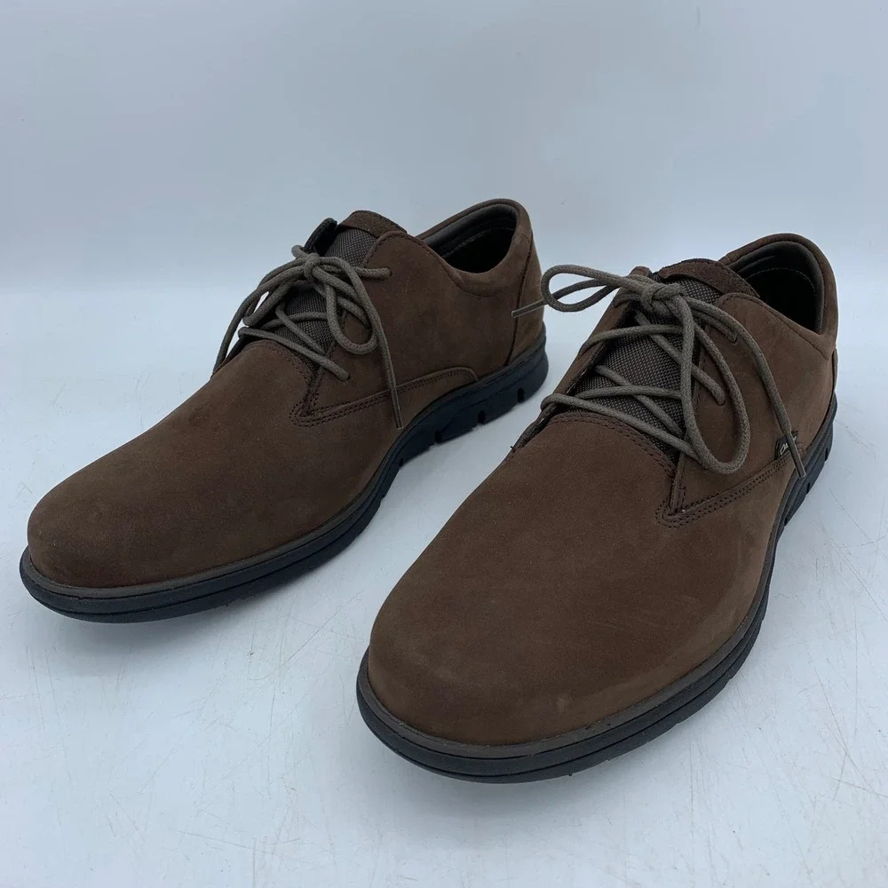 Timberland Mens A14B1 Gore-Tex Waterproof SensorFlex Brown Leather Oxfords 10.5